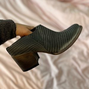 Freebird Snakeskin Mules